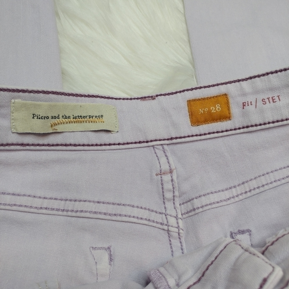 Pilcro Lilac Stet Fit Cropped Jean | Anthropologie - Picture 7 of 13